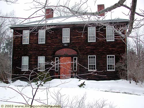 Main house in winter